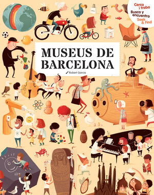 MUSEUS DE BARCELONA CERCA I TROBA, BUSCA Y ENCUENTRA, SEEK & FIND.