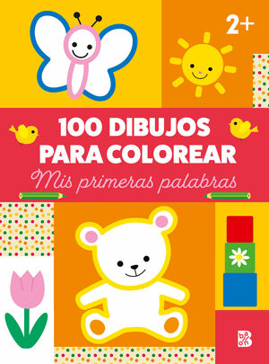 100 DIBUJOS COLOREAR MIS PRIMERAS PALABR